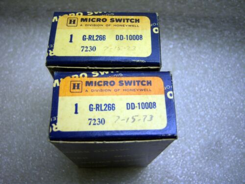 2 Microswitch DD-10008 Limit Switches G-RL266