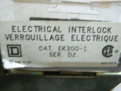 1 Square D EK-300-1 SAFTEY SWITCH