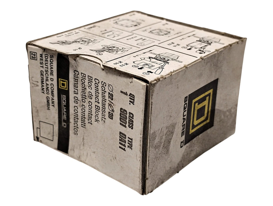 Square D 9001-D11 220/500 V AC 16 A 1 NO/1 NC Contact Block