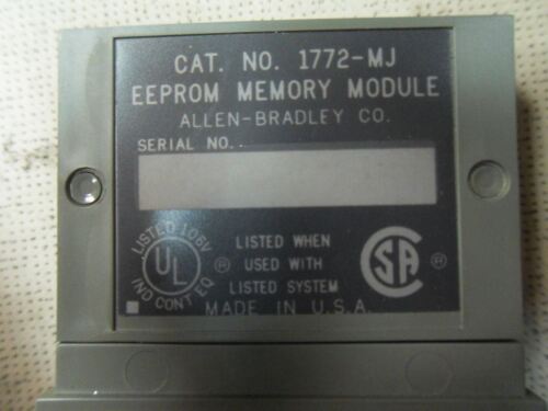 1 Allen-Bradley 1772-MJ MEMORY MODULE