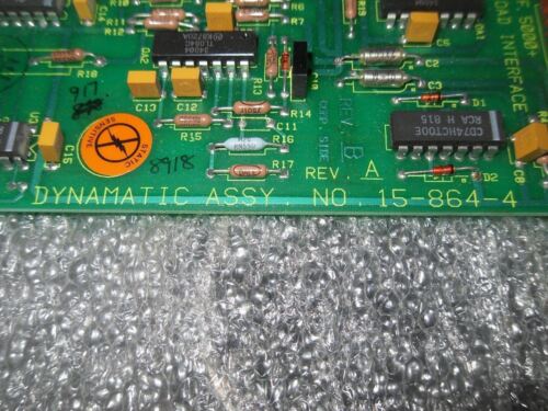 Dynamatic 15-864-4 Interface Card Load