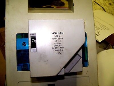 Wohner Bus Bar Disconnect LTS-2 400 AMP 690V