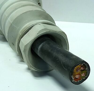Bryant 460P7W 480 V AC 60 A 4 Wire Industrial Grade Male Locking Plug
