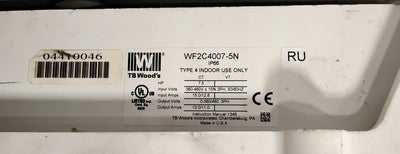 TB Wood's WF2C4007-5N 380-460 V AC 7.5 HP AC Drive in Enclosure