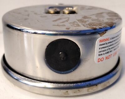 Weksler BY42YVC4LW 1/4" LC 30"/0" Vac 100-0 kPa Glycerine Filled Pressure Gauge