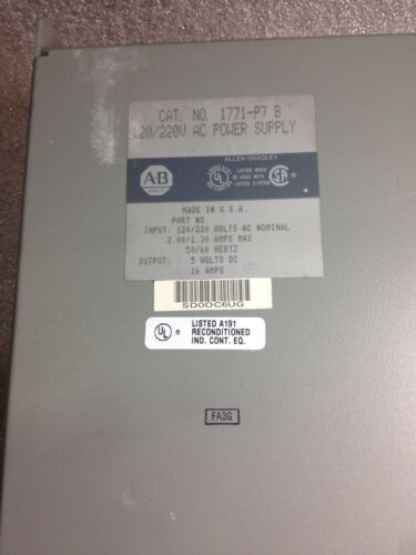 Allen-Bradley 1771-P7 B POWER SUPPLY