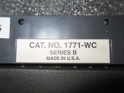1 Allen-Bradley 1771-OFE2 B ANALOG OUTPUT MODULE & WIRING ARM