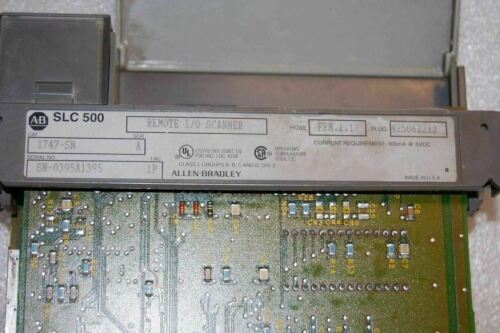 Allen-Bradley SCANNER MODULE REMOTE IN/OUT 600MA 5VDC 1747-SN