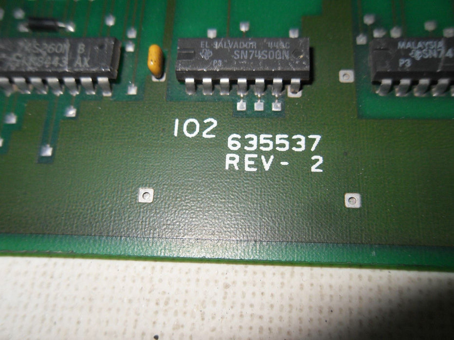Allen-Bradley 8000-GB 635537 Rev 2 Micro Instruction Module