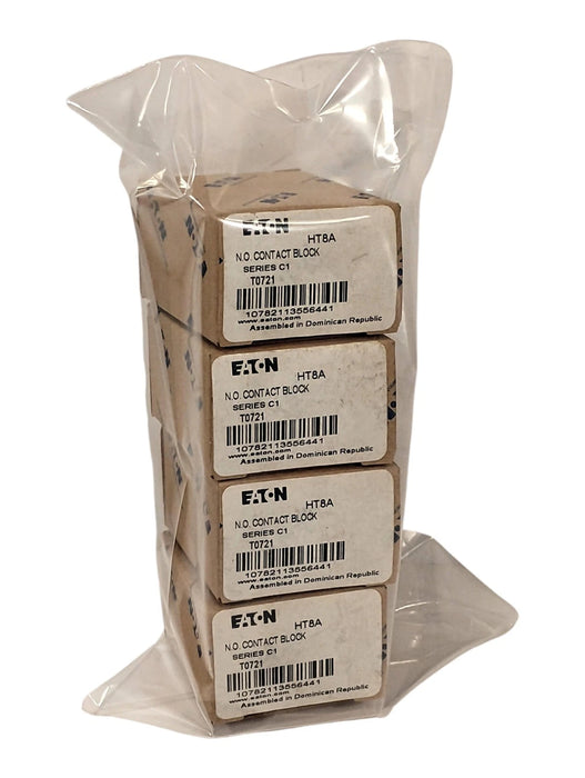 Eaton HT8A Ser C1 600 V AC 12 A 1 NO Contact Block for 30.5 mm Pushbutton Switch
