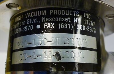 Key High Vacuum Products PSA-150-N-MS Stainless Steel Vacuum Valve