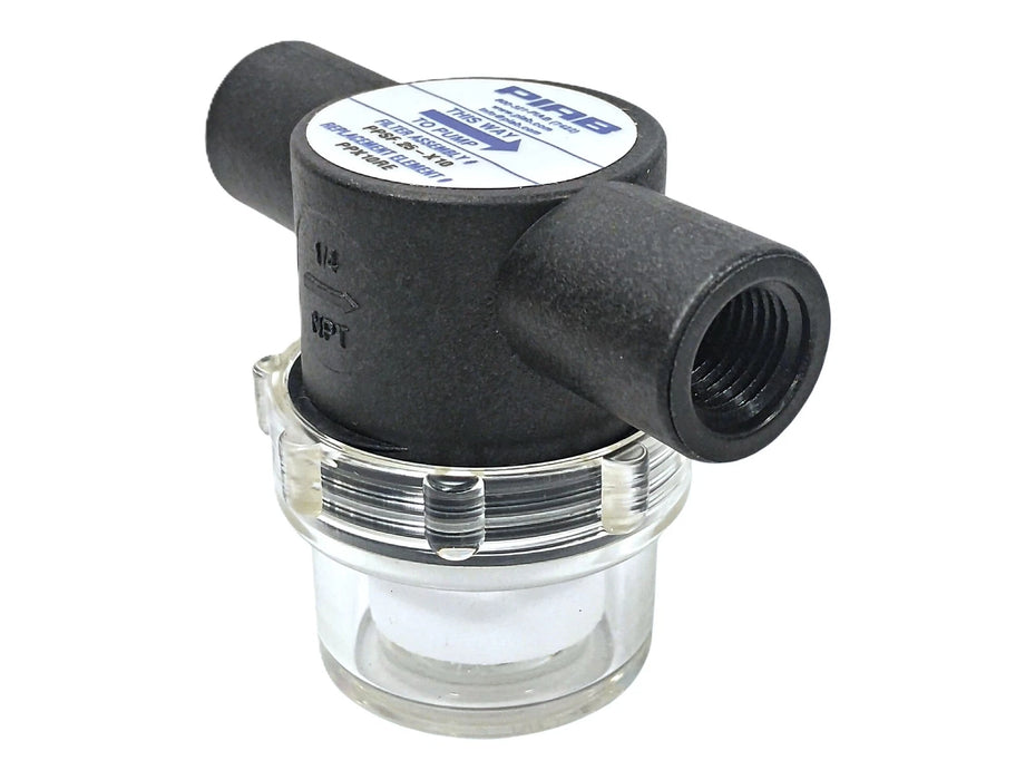 Piab PPSF.25-X10 10 Micron Vacuum Filter Assembly w/ 1/4 in NPT Ports