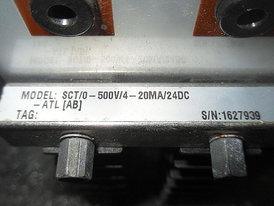 Moore Industries SCT/0-500V/4-20MA/24DC Signal Converter