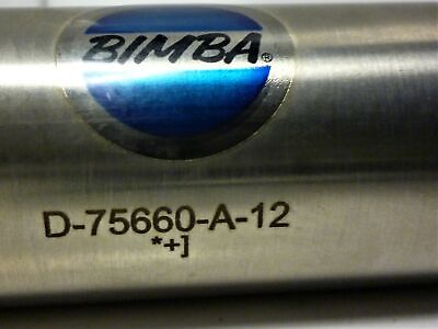 Bimba D-75660-A-12 Pneumatic Cylinder
