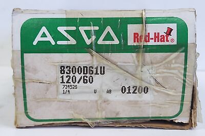 ASCO 8300D61U 120 V 60 Hz 28 Watts 1/4 in Solenoid Valve