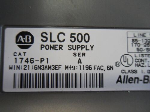 1 Allen-Bradley 1746-A7 7 SLOT RACK ASSEMBLY