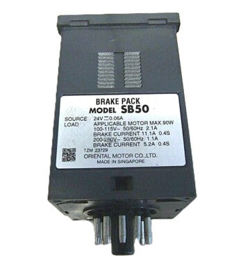 Oriental Motor SB50 24 V 60 mA Brake Pack for Motor