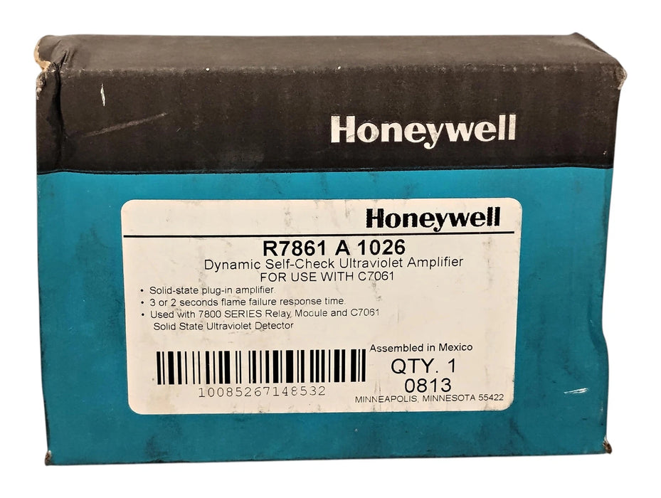 Honeywell R7861A1026 Dynamic Self-Check Solid State Ultraviolet Amplifier