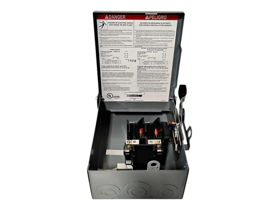 Square D DU221RBUP 240 V AC 30 A Type 3R Rainproof General Duty Safety Switch