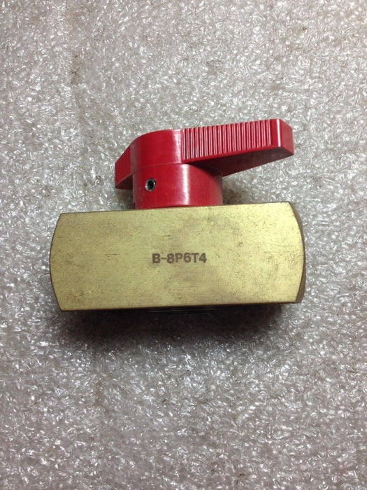 Nupro B-8P6T4 Quarter Turn Plug Valve