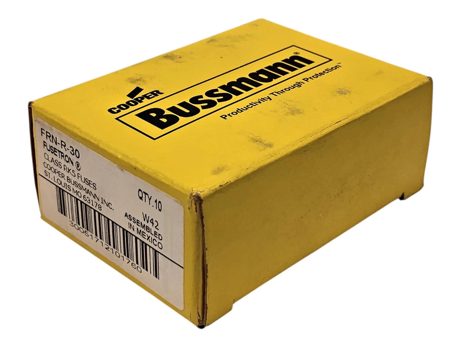 Bussmann FRN-R-30 125 V DC / 250 V AC 30 A Current-Limiting Time-Delay Fuses