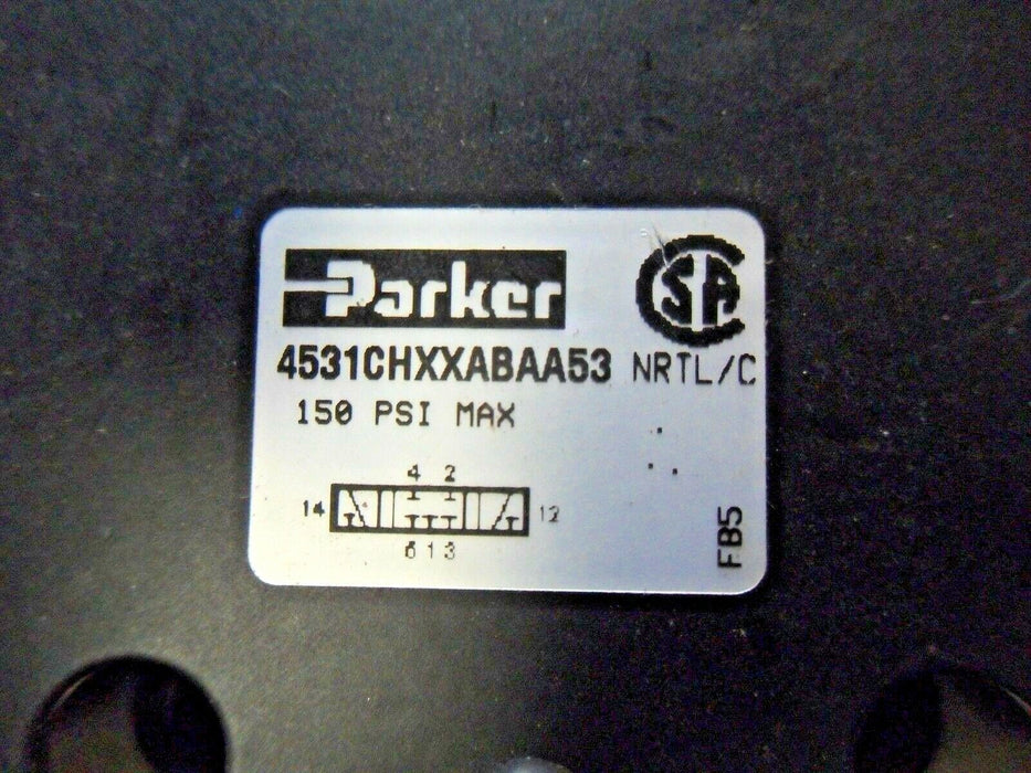 Parker 4531CHXXABAA53 150 PSI Solenoid Valve