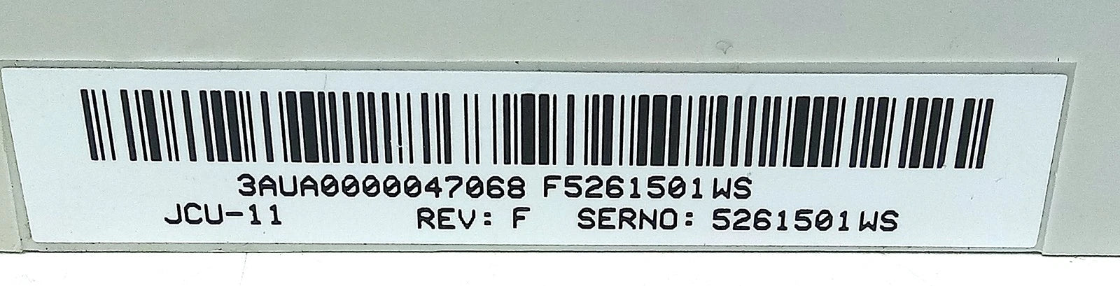 ABB 3AUA0000047068 Rev F JCU-11 Drive Control Module
