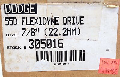 Dodge 305016 55D FLEXIDYNE 7/8 in Drive