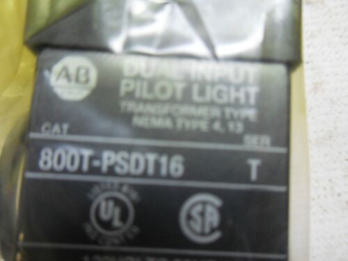 1 Allen-Bradley 800T-PSDT16R RED PUSH BUTTON