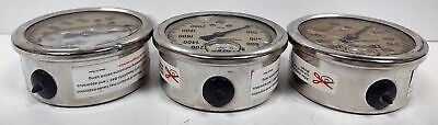 Trerice 52-2217 0-2000 psi Oil Filled Air Pressure Gauges