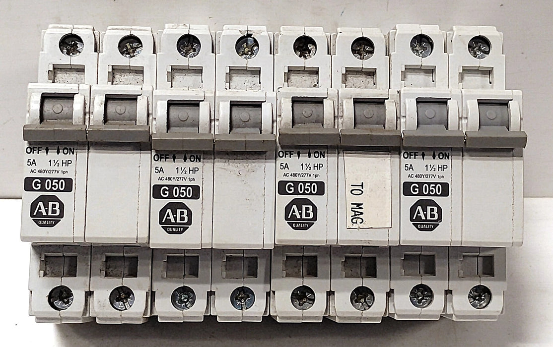 Allen-Bradley 1492-CB2-G050 480Y/277V 5 A 2-Pole Supplementary Protector