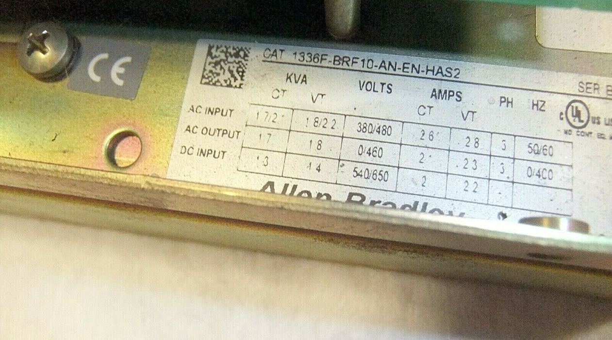 Allen-Bradley BRF10-AN-EN-HAS2-L4E Drive