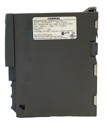 Siemens 6SE6440-2UC12-5AA1 MICROMASTER 440 AC Drive