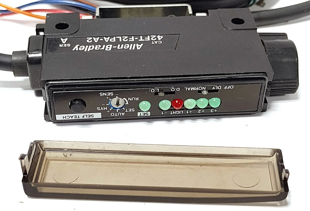 Allen-Bradley 42FT-F2LPA-A2 12-24 VDC Fiber Optic Photoelectric Proximity Sensor