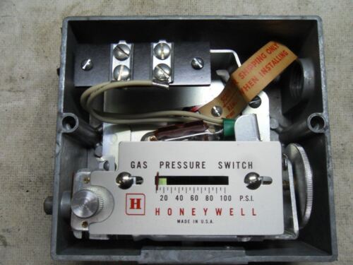 Honeywell C447B 1014 1 Gas Pressure Switch 0-100 PSI