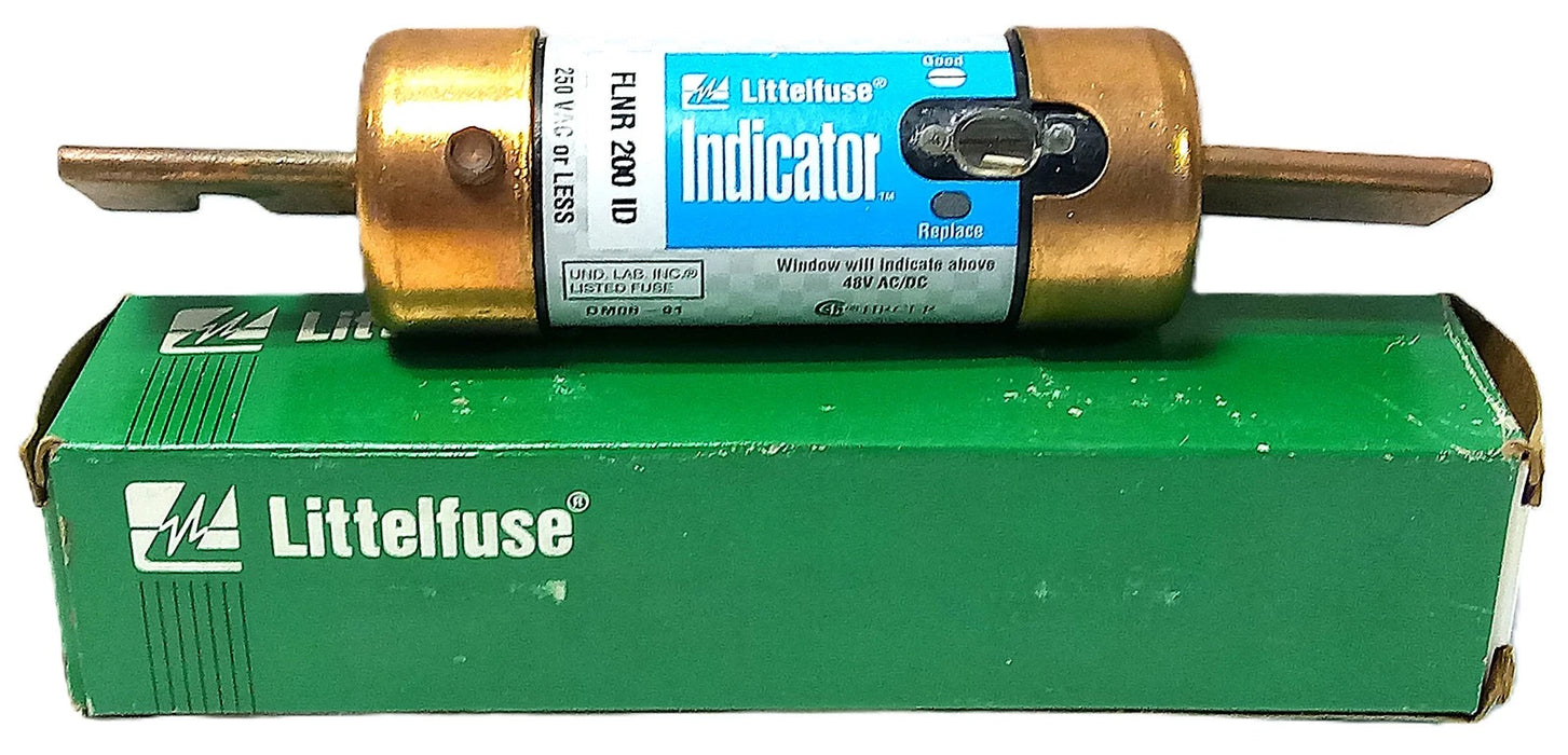 Littelfuse FLNR200ID 250V AC/DC 200 A Class RK5 Current-Limiting Time-Delay Fuse