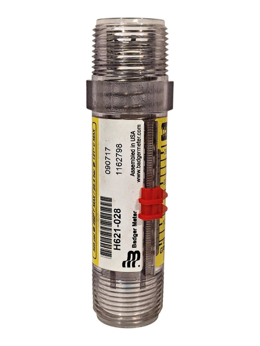 Hedland H621-028 EZ-View 325 psi 4-28 gpm Flow Meter w/ 1 in NPT Ports