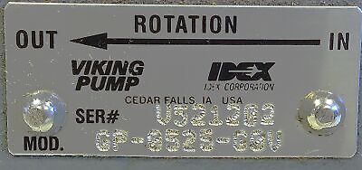 Viking Pump GP-0525-GOV Hydraulic Pump Head Only
