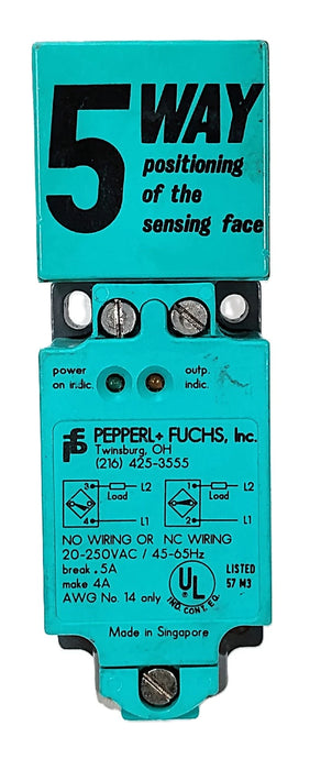Pepperl Fuchs NJ15+U4+W 20-250 V AC Inductive Proximity Sensor