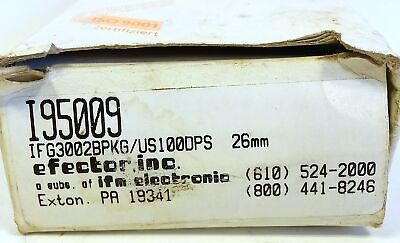 Efector IFG3002-BPKG/US-100-DPS 195009 10-30 VDC Cylinder Position Sensor