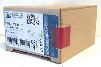 WEG RW17-1D3-D012 0.8-1.2 A Bi-Metallic Thermal Overload Relay