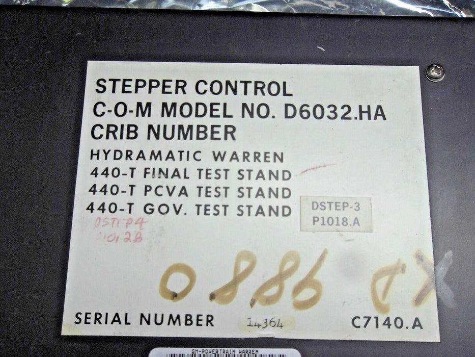 Control-O-Mation D6032.HA Stepper Control