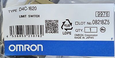 Omron D4C-1620 Rotary Gear Limit Switch w/ Roller Actuator