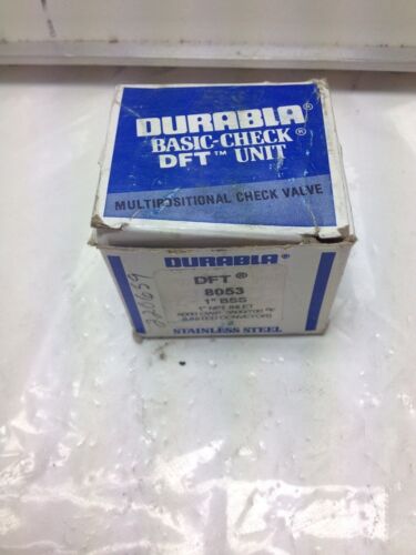 DURABLA 8053 Check Valve Unit