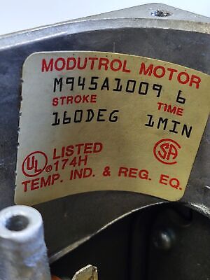 Honeywell M945A-1009 160 Degree 1 Min 1 A 24 V HVAC Damper Actuator