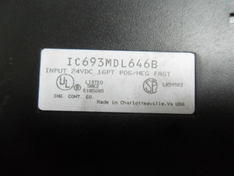 GE Fanuc IC693MDL646B Input Module