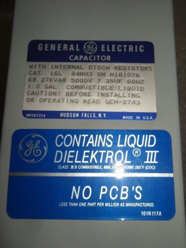 1 GE 16L84RH3 CAPACITOR