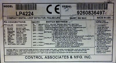 Control Associates LP4224 Compact Fail Secure Digital Loop Detector