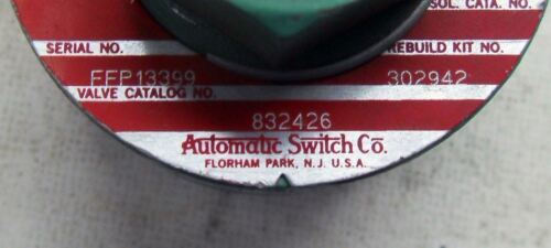 ASCO 832426 Solenoid Coil 110/120 VAC
