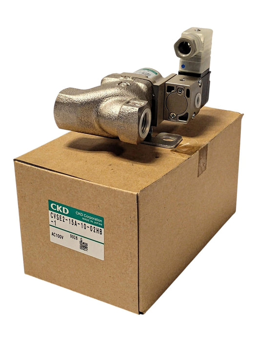 CKD CVSE2-15A-10-02HB Rc1/2 1.0MPa Solenoid Valve w/ 100/110 V AC Coil